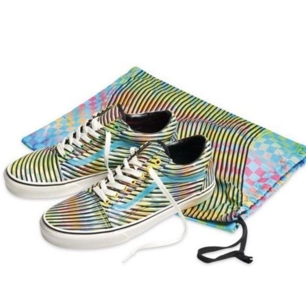 NWOB Vans Old Skool DX Anderson Paak Venice Sneakers with Dust Bag Women Size 6 - Picture 6 of 8